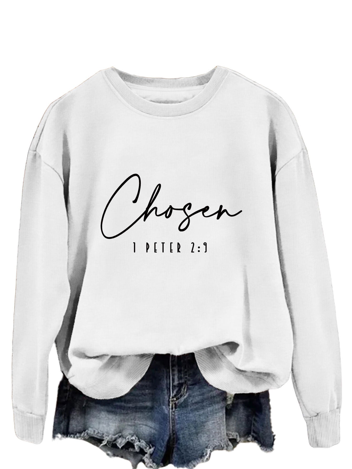 Fashion Trendy Sweater Plus Size Women's Clothing See size chart under “more details”