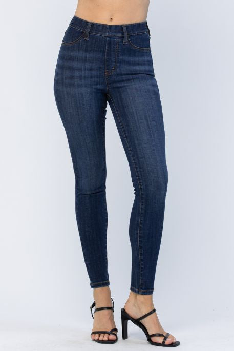 Judy Blue High Waist Pull-On Skinny Jeans