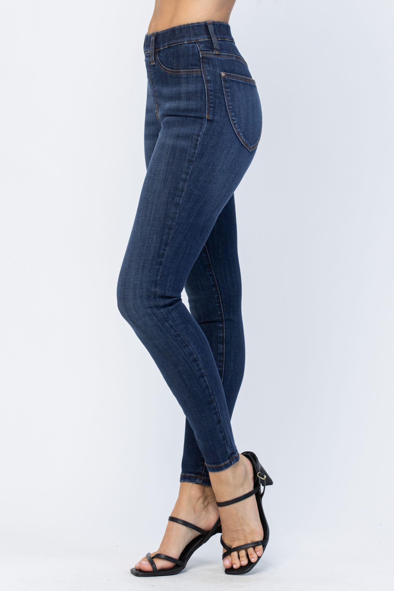 Judy Blue High Waist Pull-On Skinny Jeans