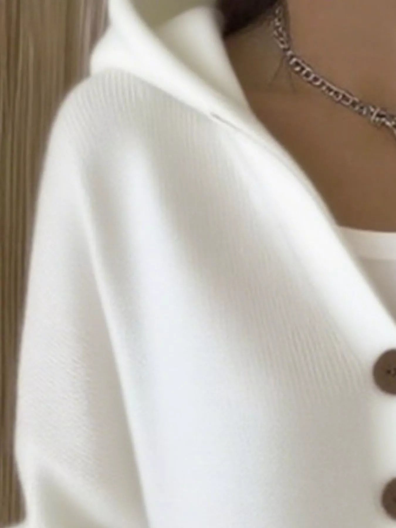 Plus Size Hooded Button-Down Knit Cardigan