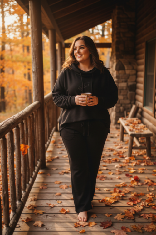 2-Piece: Women's Plus Size Loungewear Sets