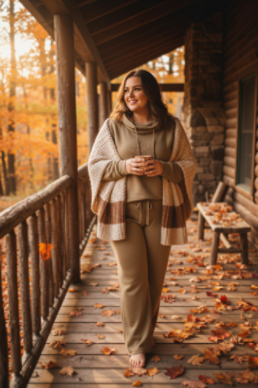 2-Piece: Women's Plus Size Loungewear Sets